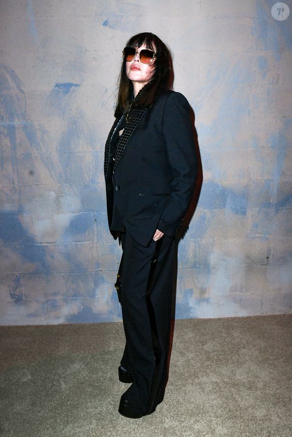 Isabelle Adjani - Front Row du défilé Lanvin Collection Femme Prêt-à-porter Printemps/Eté 2023 lors de la Fashion Week de Paris (PFW), France, le 3 octobre 2022. © Veeren-Clovis/Bestimage