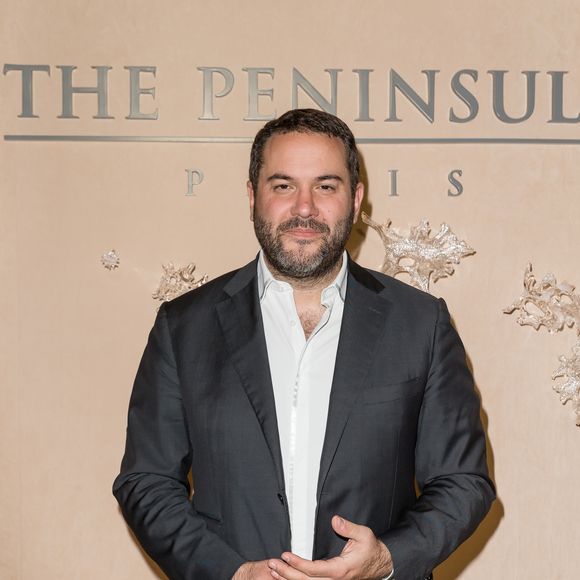Bruce Toussaint - Inauguration de l'hôtel "The Peninsula" à Paris le 16 avril 2015. Photo par AGENCE / BESTIMAGE