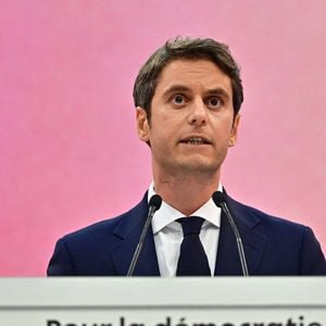 Et dès qu'ils ont en ont l'occasion, le politicien et la grande gagnante de la "Star Academy" chinoise se retrouvent volontiers. 

Gabriel Attal lors d'une réunion du parti Renaissance à la Cité du Cinéma à Saint-Denis le 6 avril 2025. © Christian Liewig / Bestimage