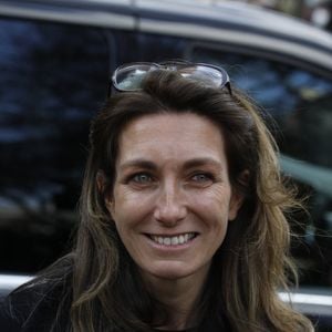 Anne-Claire Coudray- Sorties des obsèques de Jean-Pierre Pernaut en la Basilique Sainte-Clotilde à Paris, France, le 9 mars 2022. © Denis Guignebourg/BestImage