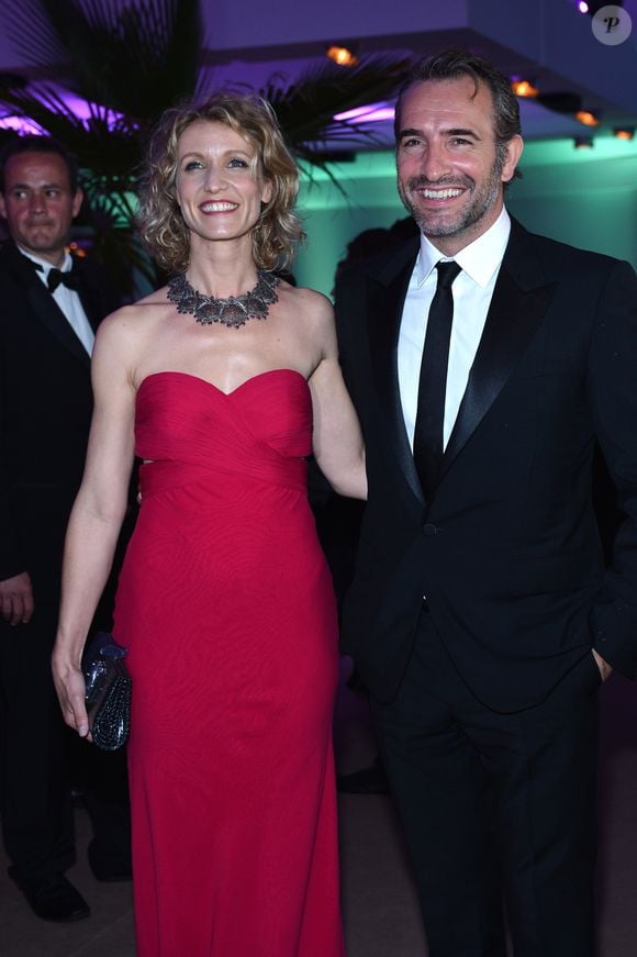 Alexandra Lamy,  Jean Dujardin - Dîner du 65e anniversaire du festival du film de cannes, le 20 mai 2012. ©SGP / BESTIMAGE
