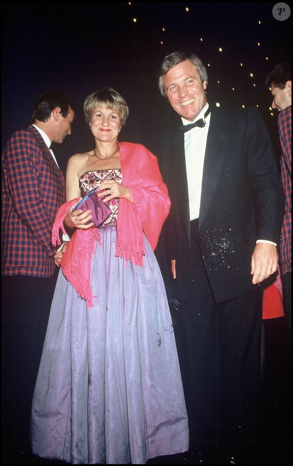Bruno Masure et sa femme Cathy à Cannes en 2011.©Bestimage