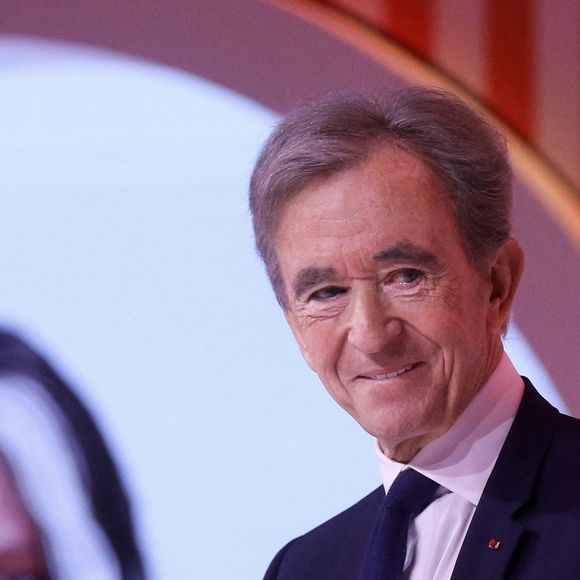 Bernard Arnault, président-directeur général du groupe LVMH, durant un débat au salon Viva Technology (VivaTech 2023) au Paris Expo Porte de Versailles à Paris, France, le 15 juin 2023. © Stéphane Lemouton/Bestimage