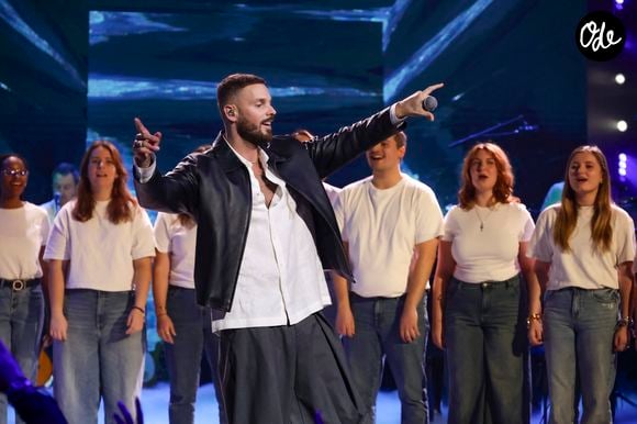 Exclusif - Matt Pokora, lors de l'enregistrement de l'émission "La fête de la chanson française - 20 ans d'émotions" à Paris, le 9 décembre 2025.  © Jack Tribeca/Bestimage
