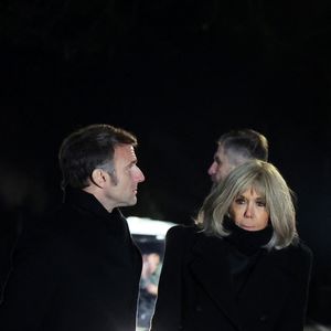 Le président Emmanuel Macron et sa femme Brigitte Macron ont visité le pavillon français. Commémorations du 80ème anniversaire de la libération du camp de concentration et d'extermination nazi d'Auschwitz-Birkenau par l'Armée rouge à Oswiecim en Pologne le 27 janvier 2025.

© Dominique Jacovides / Bestimage