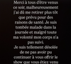 "Malheureusement, j'ai dû me retirer plus tôt que prévu pour des raisons de santé. Je suis tombée malade dans la journée et malgré toute ma volonté, mon corps n'a pas suivi", a-t-elle confié sans rentrer dans les détails.
Ebony quitte la tournée Star Academy pour soigner ses problèmes de santé. Instagram