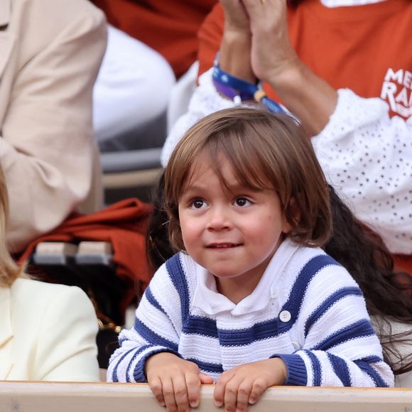 Rafael Junior - Hommage à Rafael Nadal lors des internationaux de France de tennis à Rolnd Garros le 25 mai 2025.

© Dominique Jacovides / Cyril Moreau / Bestimage