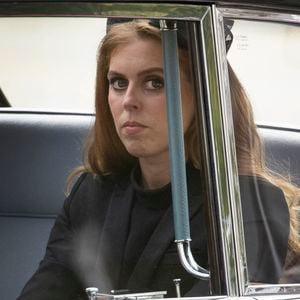 La princesse Eugenie d’York - Sorties du service funéraire à l'Abbaye de Westminster pour les funérailles d'Etat de la reine Elizabeth II d'Angleterre, à Londres, Royaume Uni, le 19 septembre 2022/. © Photoshot/Panoramic/Bestimage
