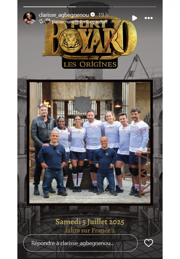 L'équipe de "Fort Boyard" pour l'épisode du 5 juillet 2025.