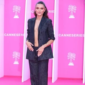 Diane Leyre (Miss France 2022) en photocall lors du festival "Canneseries 2025" à Cannes, le 28 avril 2025.
© Denis Guignebourg/BestImage