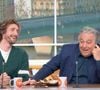 Christian Clavier et Baptiste Lecaplain sur le plateau "Télématin". (Capture d'écran)