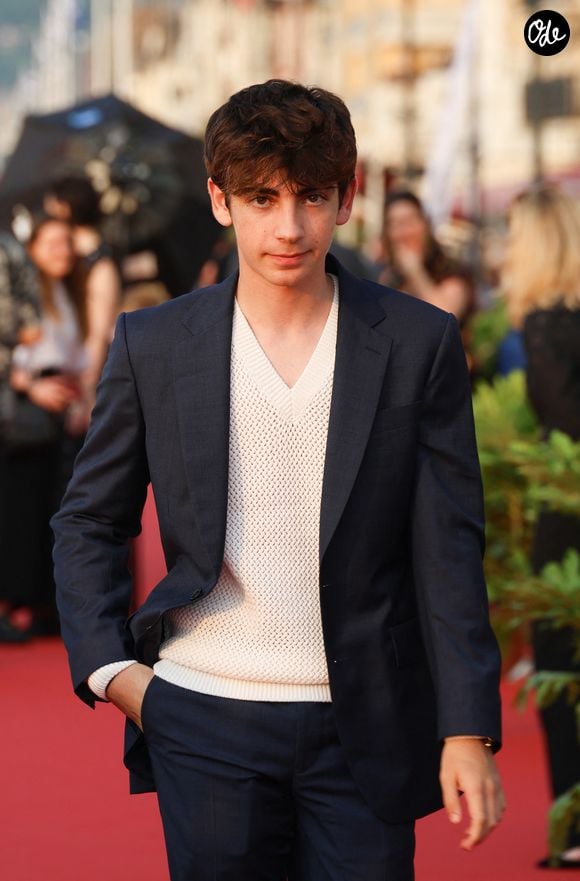 Leon Hesby sur le tapis rouge du prix du court métrage lors du 37ème festival du film de Cabourg (37ème journées romantiques du 14 au 18 juin 2023), à Cabourg, France, le 16 juin 2023. © Coadic Guirec/Bestimage