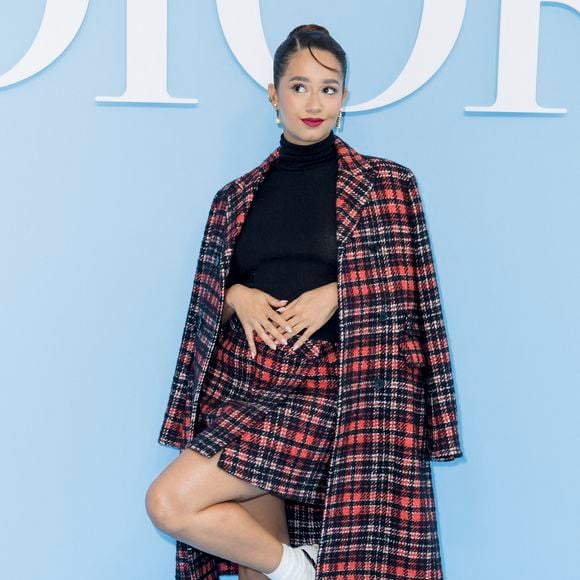 Lena Situations au photocall du défilé de mode féminine Dior printemps-été 2025 lors de la Fashion Week de Paris, le 24 septembre 2024. ©

Photo : Olivier Borde / Bestimage