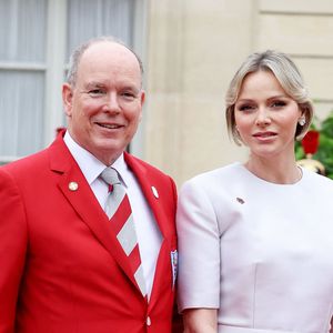 Sortie pas comme les autres pour le couple princier de Monaco.

Albert II de Monaco et la Princesse Charlène de Monaco pour la cérémonie d'ouverture des Jeux Olympiques de Paris.

Photo : Jacovides-Perusseau / Bestimage