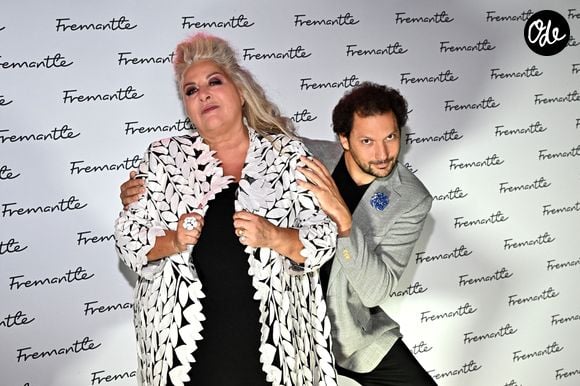 Marianne James et Eric Antoine durant la soirée Fremantle pour la 38ème édition du Mipcom à Cannes, le 17 octobre 2022. © Bruno Bebert / Bestimage
