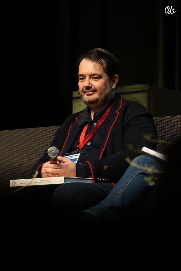 Jean-François Piège au 20ème Festival du Livre gourmand au Théâtre de Périgueux, le 15 novembre 2025. ©Jean-Marc LHOMER/Bestimage.