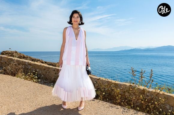 guest - Photocall du défilé "Le Bonheur" By Jacquemus au phare de la Pietra à l'Ile Rousse en Corse le 29 juin 2026. © Luis Sanchez / Crystal / Bestimage