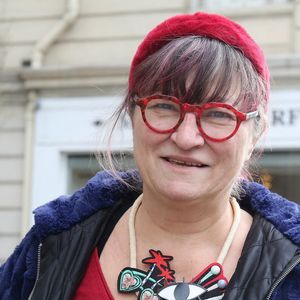 Exclusif - Christine Bravo - Arrivées et sorties dans les studios RTL à Paris. Le 23 février 2021. Panoramic / Bestimage