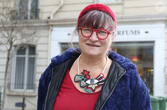 Exclusif - Christine Bravo - Arrivées et sorties dans les studios RTL à Paris. Le 23 février 2021. Panoramic / Bestimage