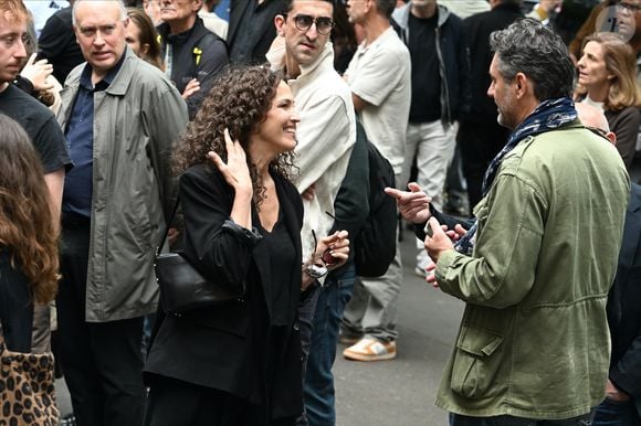 Exclusif - Linda Hardy lors de l'hommage à Pierre Deny au théâtre du Gymnase Marie Bell à Paris, France, le 3 juin 2026. © Bestimage