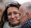 Trois ans plus tard, elle prend sa succession.

Anne-Claire Coudray et Gilles Bouleau aux obsèques de Catherine Laborde à l'église Saint-Roch à Paris, France, le 6 février 2025. 

 Photo par Denis Prezat/ABACAPRESS.COM