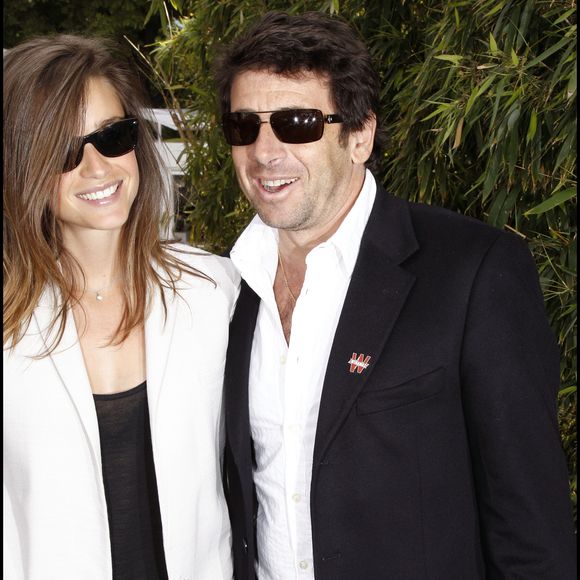 Celine Bosquet et Patrick Bruel - people à la quinzième journée des Internationaux de France de tennis de Roland Garros 2011. Rindoff-Jacovides / Bestimage