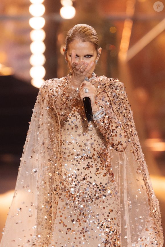 Concert de Celine Dion au défilé anniversaire Elie Saab "1001 Seasons of Elie Saab" à l'espace "The Venue" à Riyad, Arabie saoudite le 13 novembre 2024. © Tiziano Da Silva / Bestimage