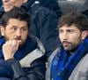 Gros coup dur pour Christophe Beaugrand et son mari Ghislain.
Christophe Beaugrand et son mari Ghislain Beaugrand-Gerin - Célébrités dans les tribunes du quart de finale de la Ligue des Nations de l'UEFA 2025 "France - Croatie (2-0 / tab 5-4)" au Stade de France à Saint-Denis. © Cyril Moreau/Bestimage