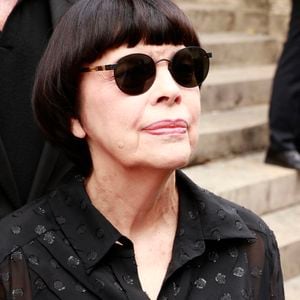Exclusif - Mireille Mathieu lors de la cérémonie religieuse pour Olivier Echaudemaison en l'église Saint-Roch à Paris, France, le 7 septembre 2026. © Christophe Aubert/Bestimage