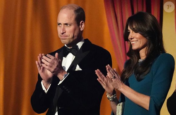 Le prince William et Kate Middleton lors du Royal Variety Performance en novembre 2023. © Julien Burton / Bestimage