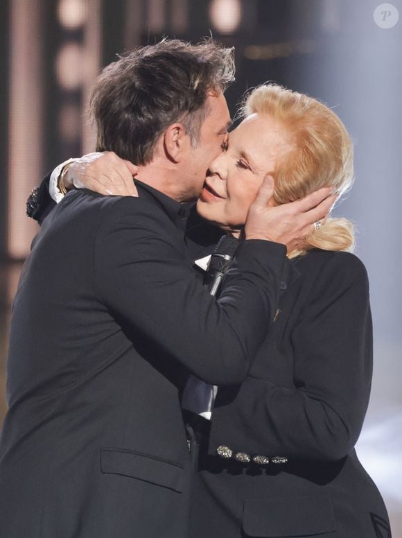 David Hallyday et Sylvie Vartan - Cérémonie de la 40ème édition des Victoires de la Musique à la Seine Musicale à Boulogne-Billancourt, France, le 14 février 2025. © Coadic Guirec/Bestimage