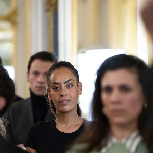 Amel Bent - Cérémonie de la remise de la médaille de chevalier de l'ordre des arts et des lettres à Alexandre Kirchhoff, PDG du label Capitol Music France par R.Dati au Ministère de la Culture à Paris le 9 janvier 2026.
Cyril Moreau / Bestimage