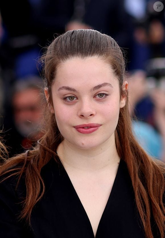 Anna Biolay au photocall de "Rosalie" lors du 76ème Festival International du Film de Cannes, le 18 mai 2023.

Photo : Jacovides / Moreau / Bestimage