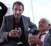 Exclusif - Jean Dujardin, Jean-Paul Belmondo - Soirée de Gala caritative au profit de l'association "Des Cantines Scolaires pour les Enfants du Sahel" à Cannes au Five Seas Hotel, le 31 mai 2014. 
Jean-François Ottonello / Nice Matin / Bestimage