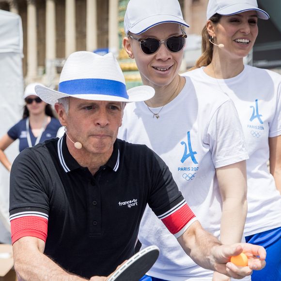 Samuel Etienne - Journée Paris 2024 sur la place de La Concorde à Paris le 23 juin 2019.  © Cyril Moreau/Bestimage