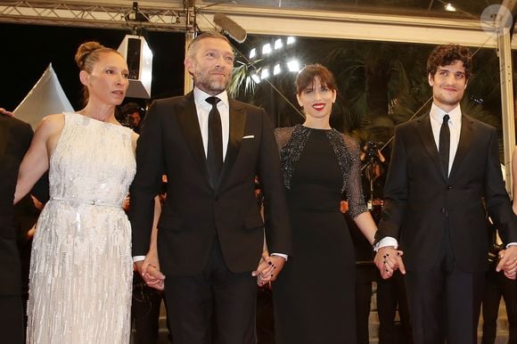 Emmanuelle Bercot, Vincent Cassel, Maïwenn Le Besco, Louis Garrel - Montée des marches du film "Mon Roi" lors du 68ème Festival International du Film de Cannes, le 17 mai 2015.