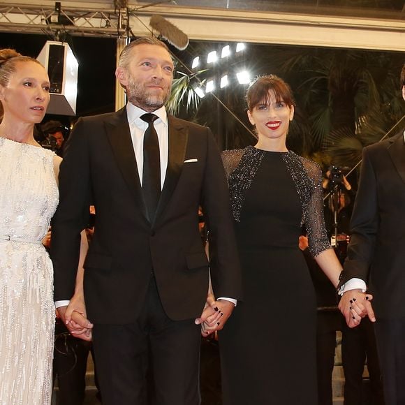 Emmanuelle Bercot, Vincent Cassel, Maïwenn Le Besco, Louis Garrel - Montée des marches du film "Mon Roi" lors du 68ème Festival International du Film de Cannes, le 17 mai 2015.