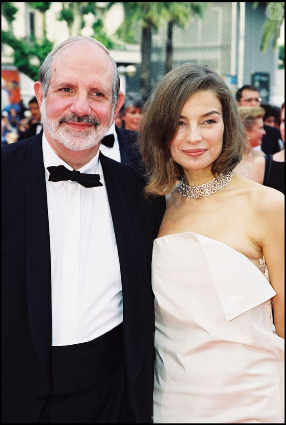 Brian de Palma et Elli Medeiros au festival de Cannes en 2000.©Bestimage