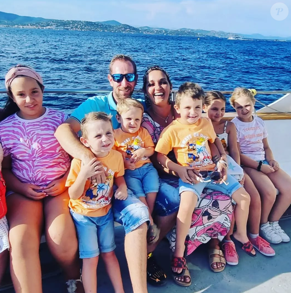 Stéphanie et Jérémy Riquelme (Familles nombreuses), parents de sept enfants.