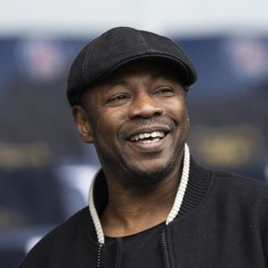 MC Solaar - Personnalités dans les tribunes du match de football en ligue 1 Uber Eats PSG / Reims au Parc des Princes à Paris le 10 mars 2024. 
AGENCE / BESTIMAGE