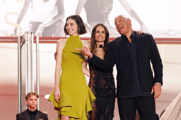 Meadow Walker, Jordana Brewster, Vin Diesel - Montée des marches du film " The Fast and the Furious " lors du 79ème Festival International du Film de Cannes, le 13 mai 2026. © Jacovides-Moreau / Bestimage