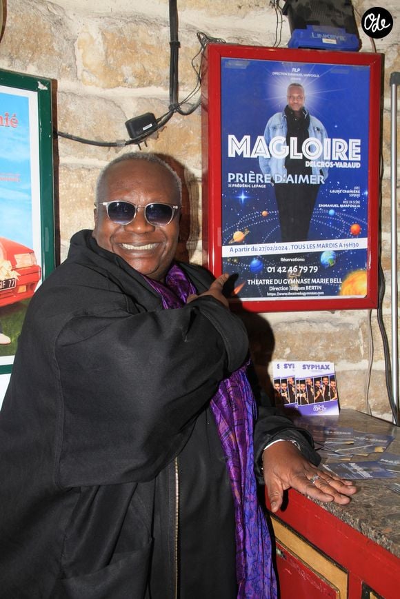 Exclusif - Magloire (Delcros-Varaud) investit le théâtre du Gymnase avec son spectacle Prière d'aimer à Paris le 27 février 2024.
© Philippe Baldini / Bestimage