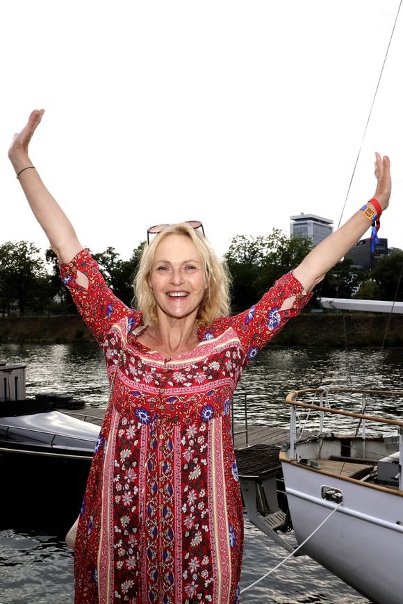 Alexandra  Vandernoot lors du 9ème Trophée de la Pétanque gastronomique au Port Yacht Marina à Paris, le 29 juin 2023. 
© Cédric Perrin / Bestimage