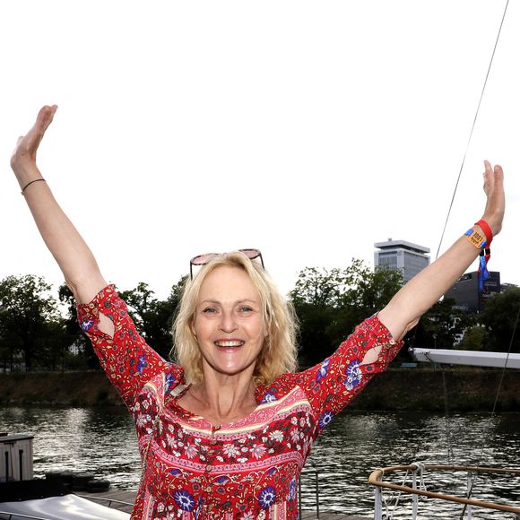 Alexandra  Vandernoot lors du 9ème Trophée de la Pétanque gastronomique au Port Yacht Marina à Paris, le 29 juin 2023. 
© Cédric Perrin / Bestimage