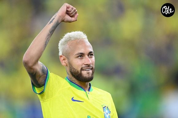 Neymar Jr. - Match "Brésil - Corée (4-1)" lors de la Coupe du Monde 2022 au Qatar, le 5 décembre 2022. © Philippe Perusseau/Bestimage