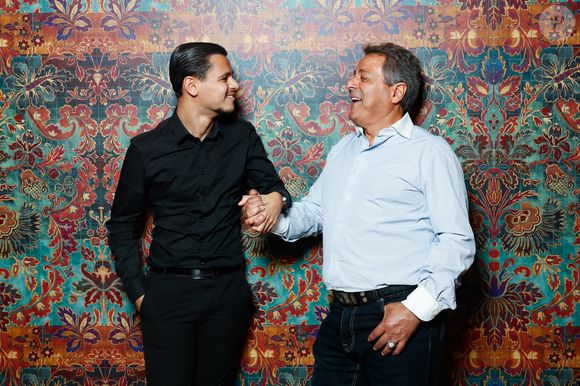 Exclusif - Rendez-vous avec Chico et son fils Mario au Palais des Congrès à Paris le 11 mai 2025. © Christophe Clovis / Bestimage