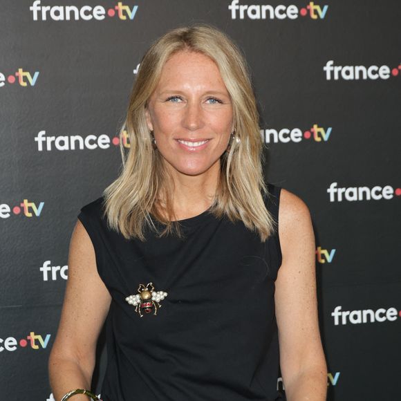 Agathe Lecaron au photocall de la conférence de presse de rentrée de France Télévisions à Paris, le 4 septembre 2024. 

© Coadic Guirec/Bestimage