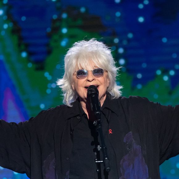 Exclusif - Catherine Lara - Enregistrement de l'émission "Sidaction, ensemble contre le Sida - Merci Line" au Paradis Latin à Paris, le 1er mars 2021. © C.Guirec-C.Moreau / Bestimage