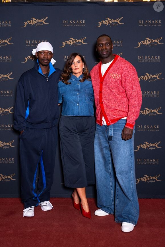 Alassane Diong, Helene Sy et Omar Sy à la présentation du court métrage DJ Snake "Patience", sample de "Sabali" de Amadou & Mariam au Grand Rex à Paris en soutien à SOS Méditerranée autour du thème de la migration, de l'exil et de la résilience. Paris, le 3 juin 2025. © Pierre Perusseau / Bestimage