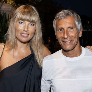 Exclusif - Mélanie Page et son mari Nagui avant le concert "Depardieu Chante Barbara" au Festival de Ramatuelle, France, le 11 août 2019. © Cyril Bruneau/Festival de Ramatuelle/Bestimage